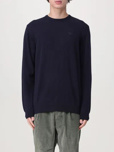 Barbour Sweater  Men Color Navy In Navy
