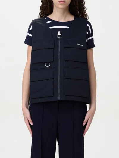 BARBOUR WAISTCOAT BARBOUR WOMAN COLOR BLUE,G74709009