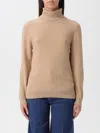 Barbour Sweater  Woman Color Camel In Animal Print