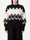 Barbour Cecelia Chevron-pattern Sweater In Black