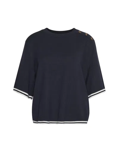 Barbour Sweater In Blue