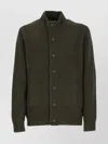 Barbour Sweater High Neck Elbow Patches In Green