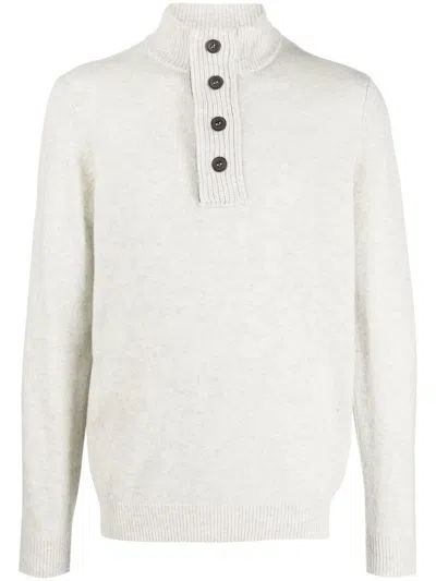 BARBOUR BARBOUR SWEATER WITH BUTTONS