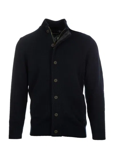 Barbour Essential Patch Zip Through In Black