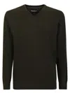 Barbour Basic Military Green Sweater In Green