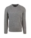 Barbour Crewneck Knitted Jumper In Grey
