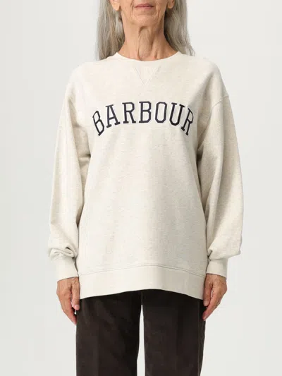 Barbour Sweatshirt  Woman Color Grey In Neutral