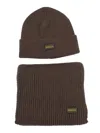 Barbour Sweeper Legacy Beanie In Brown