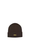 Barbour Sweeper Legacy Hat And Scarf Gift Set In Brown