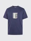 Barbour Wax Can T-shirt In Blue