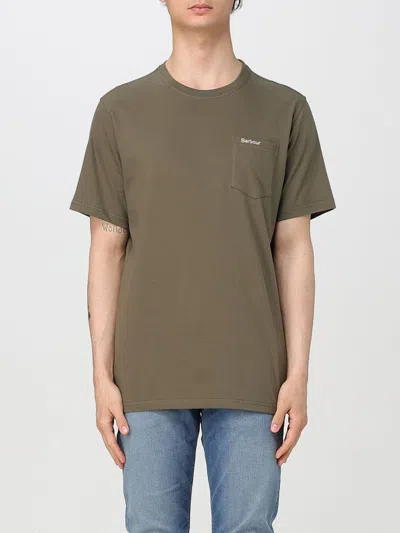 Barbour T-shirt  Men Color Green