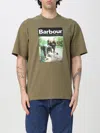 Barbour All Weather Oversized Graphic T-shirt In Grün