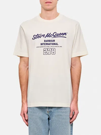 BARBOUR T-SHIRT BARBOUR MEN COLOR WHITE,G74946001
