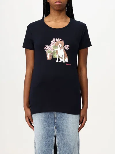 Barbour T-shirt  Woman Color Blue