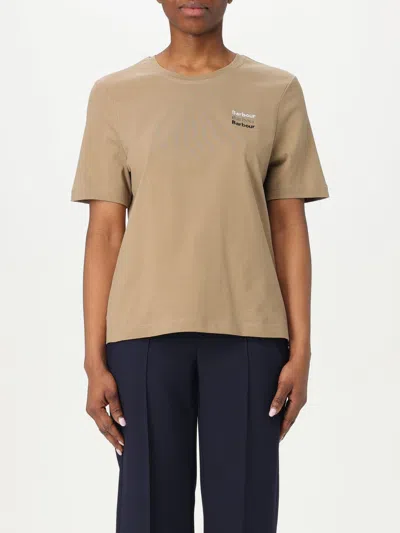 Barbour T-shirt  Woman Color Brown