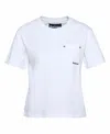 Barbour Logo Pocket Short Sleeve T-shirt In White