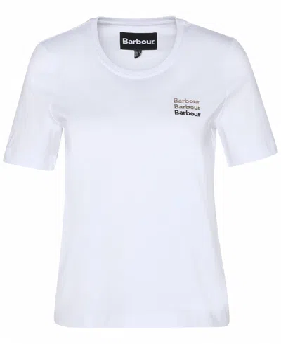 Barbour T-shirt Woman  _ In White