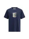 Barbour Wax Can T-shirt In Blue