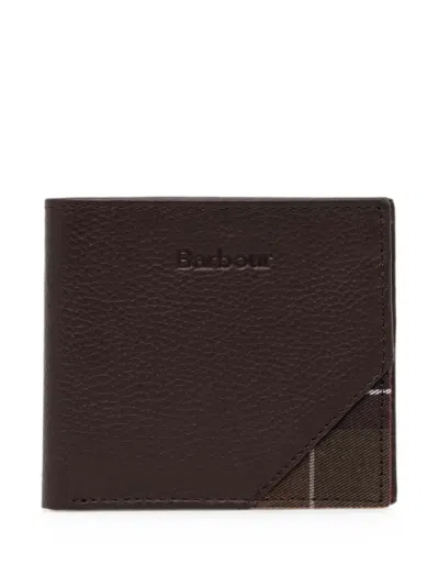 Barbour Tabert Leather Wallet In Brown