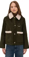 Barbour Tabitha Casual Jacket Olive In Green