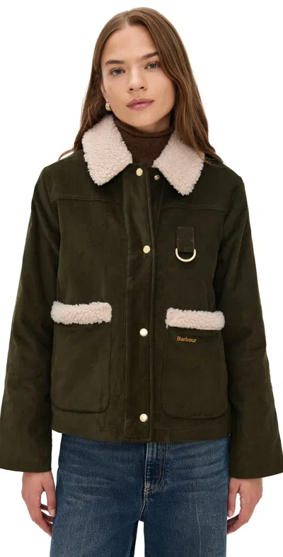 BARBOUR TABITHA CASUAL JACKET OLIVE