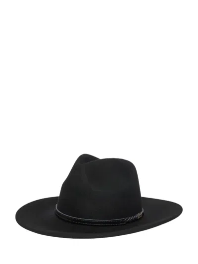 Barbour Tack Fedora Hat In Black