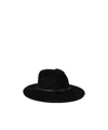 Barbour Fedora Hat Braided Band Structured Crown In Black