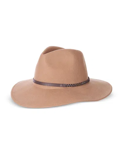 Barbour Tack Fedora Hat In Camel