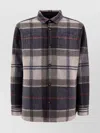 Barbour "tailored Chapter" Plaid Pattern Overshirt With Chest Pockets