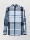 Barbour Blue Cotton Check Pattern Shirt In Blue