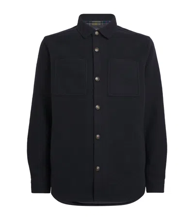 Barbour Tailored Marlow Overshirt In Blue