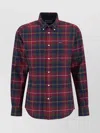 Barbour Tailored Plaid Shirt Button-down Collar In Multi