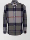 Barbour Tailored Shirt Check Collar Button-down In Brown