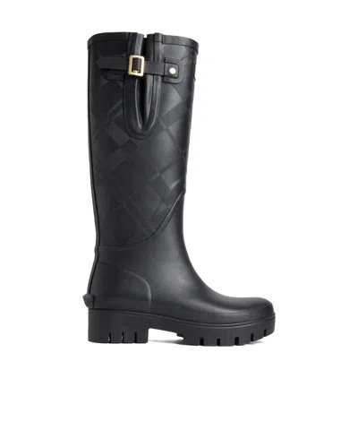 Barbour Tall Boots In Black