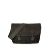 Barbour Tarras Wax Olive Green Crossbody Bag