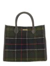 Barbour Green Handbag In Green