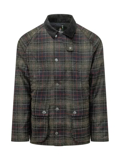 Barbour Tartan Bedale Wool Jacket In Multi