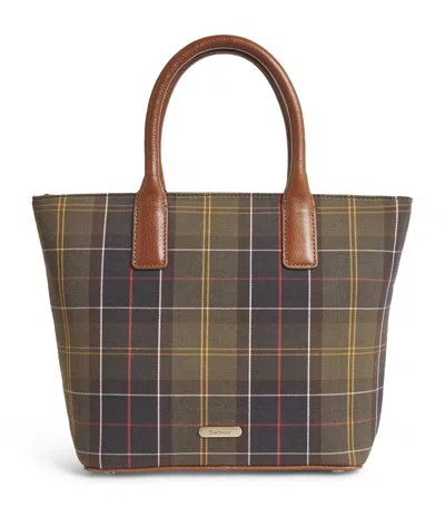 Barbour Tartan Birch Tote Bag In Multi