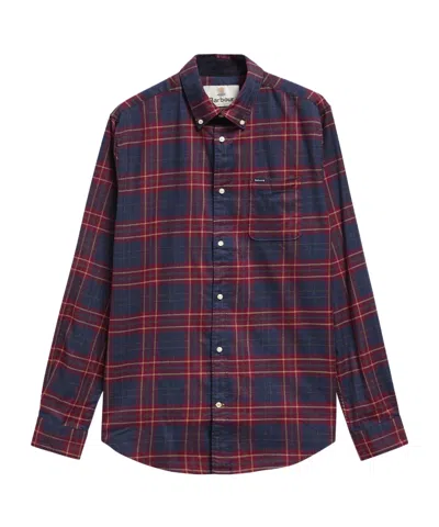 Barbour Tartan Check Button-down Long Sleeve Shirt In Multi