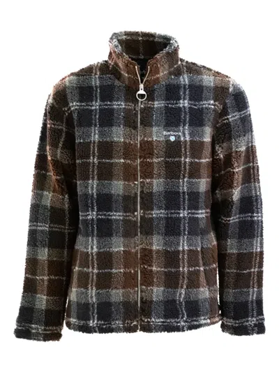 BARBOUR TARTAN CHECK-PATTERM JACKET