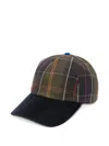 Barbour X Paul Smith Tartan Sports Cap In Black