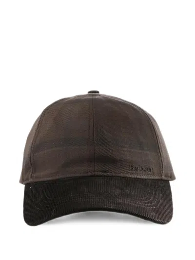 Barbour Tartan Corduroy-brim Cap In Multi