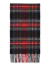 Barbour Tartan Wool And Cashmere Scarf In Multi