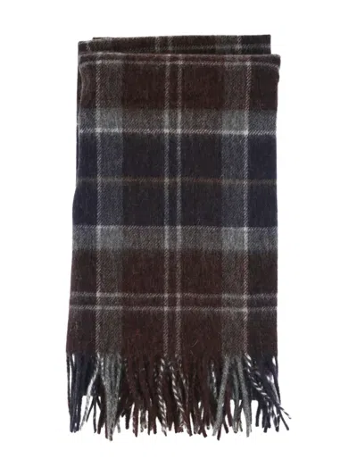 BARBOUR TARTAN FRINGED SCARF