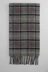 Barbour Tartan Lambswoo Scarve In Tartan Wool In Gray