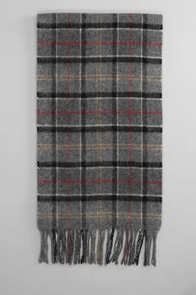 BARBOUR TARTAN LAMBSWOO SCARVE IN TARTAN WOOL