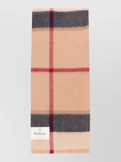 Barbour Tartan Lambswool Scarf In Multi