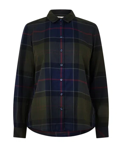 Barbour Tartan Long-sleeve Shirt In Green
