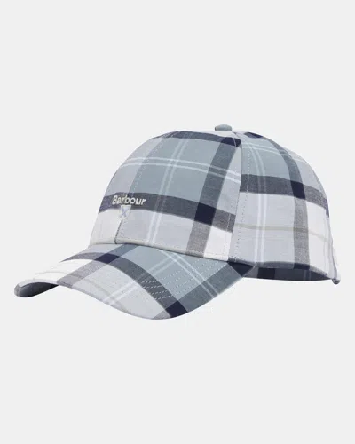 Barbour Tartan Mens Sports Cap In Blue