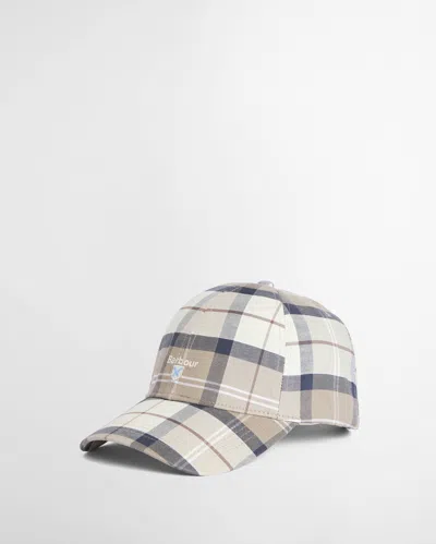 Barbour Tartan Mens Sports Cap In Pink
